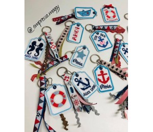 Stickserie - ITH Geschenkanhänger Maritim